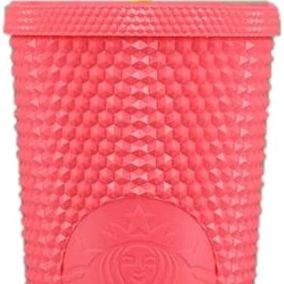 *NEW* Starbucks Dragonfruit Studded Bling Tumbler 24 oz. NWT Summer 2022 - Picture 2 of 6